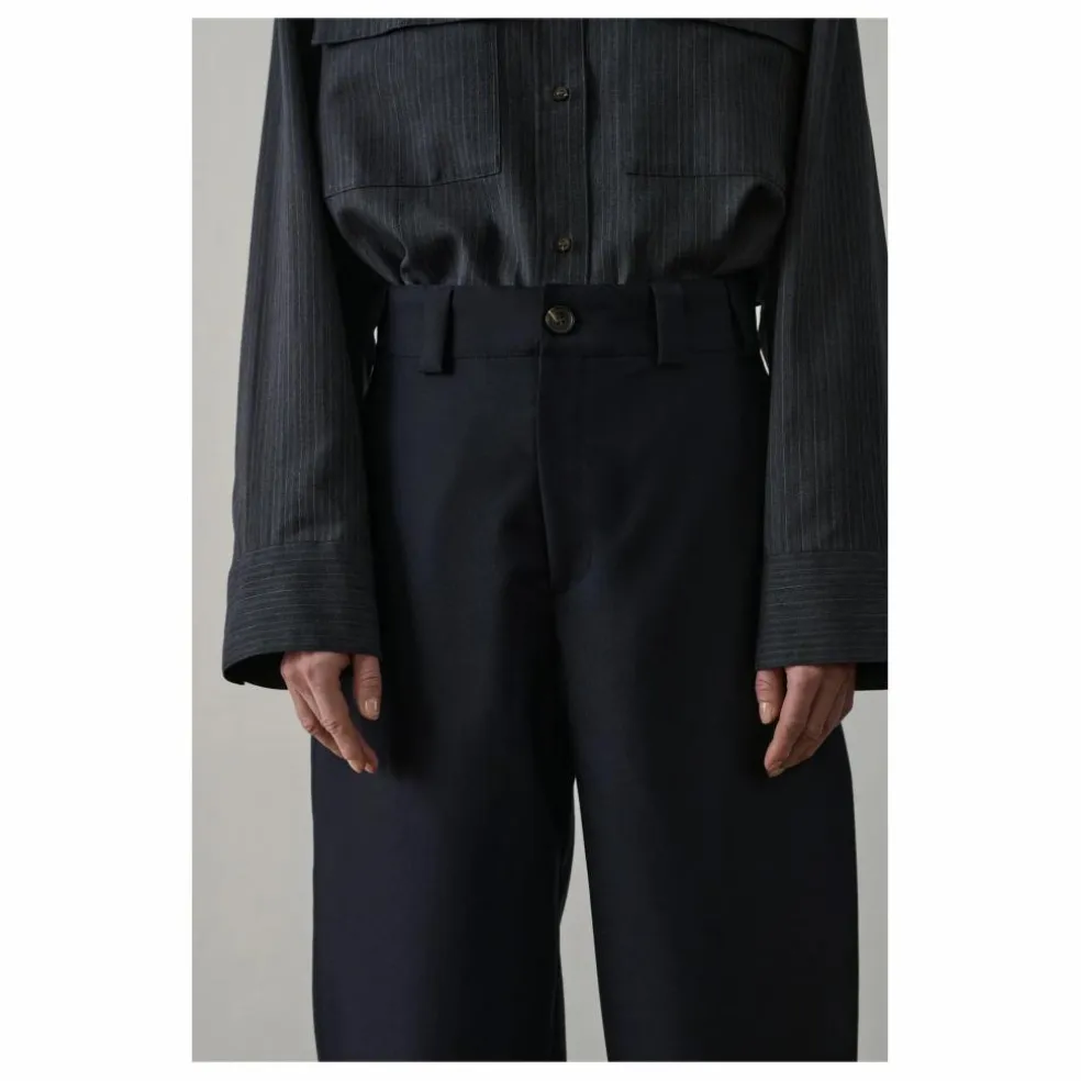 Pantalon Alouette Laine Vierge | Bleu marine
