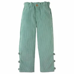 Pantalon Arielle Volants | Vert d'eau