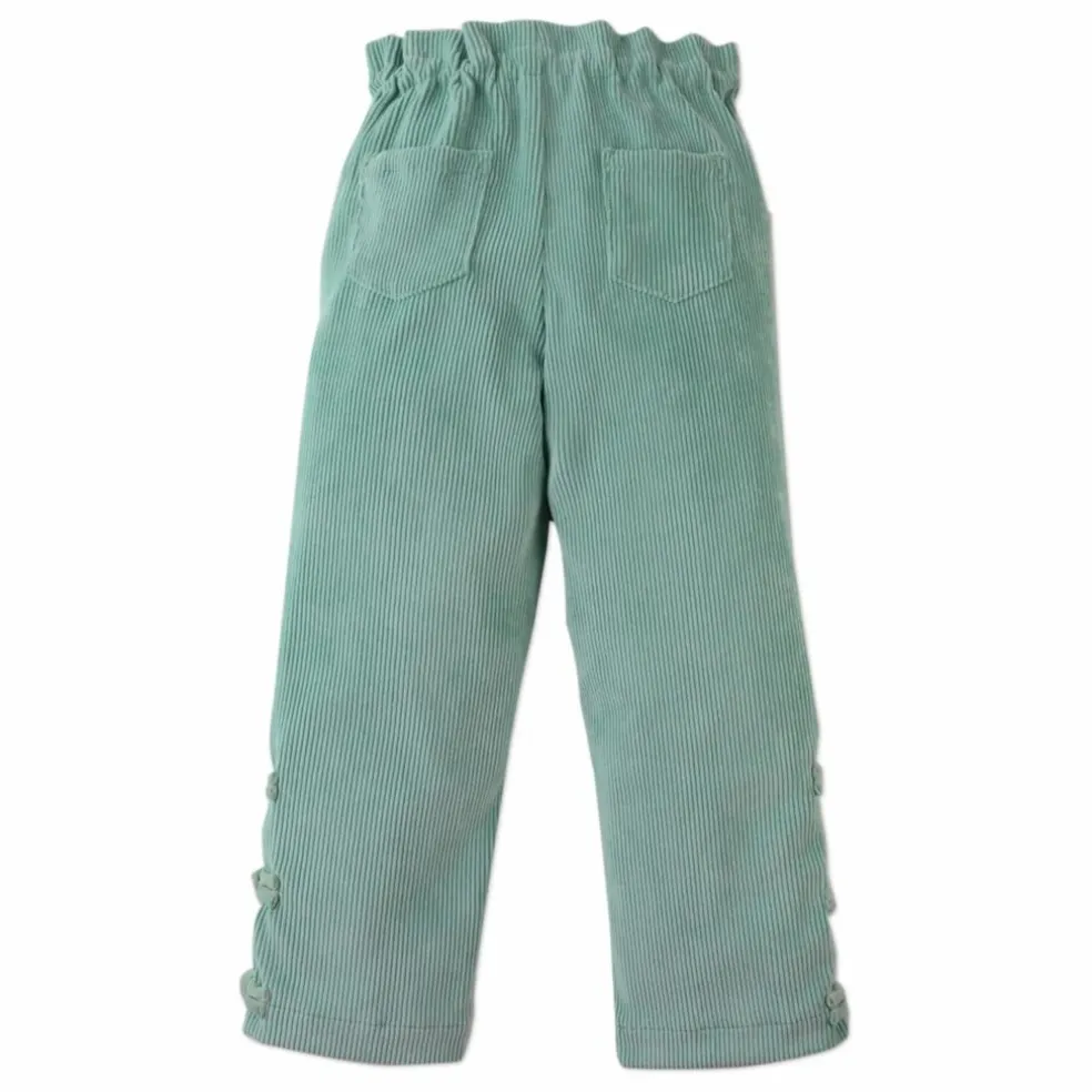 Pantalon Arielle Volants | Vert d'eau