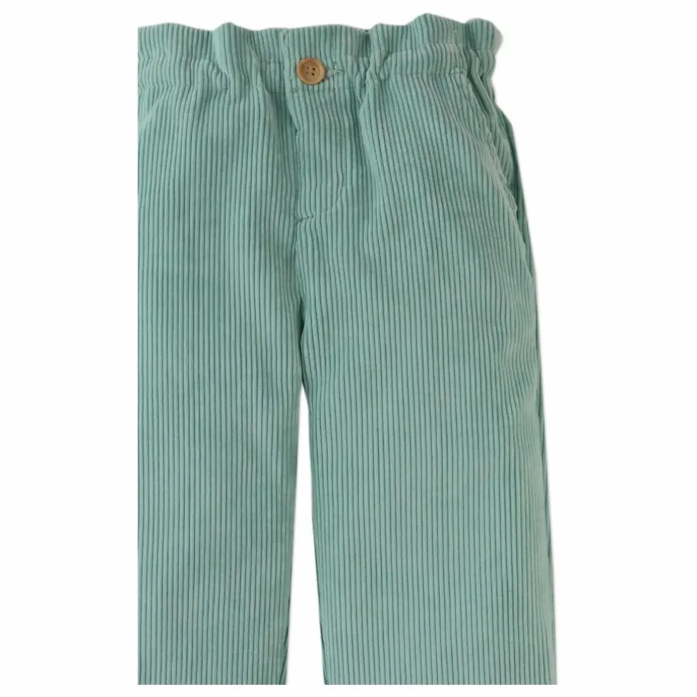 Pantalon Arielle Volants | Vert d'eau