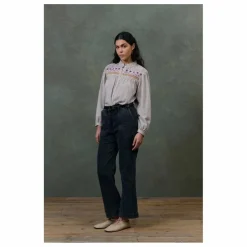Pantalon Arlovie Coton Bio - Collection Femme | Charbon