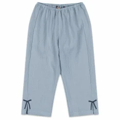 Pantalon Ava Coton Bio | Bleu