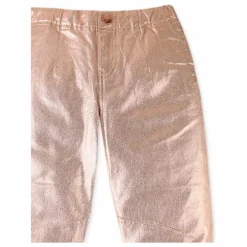 Pantalon Ballon Métallique | Rose pêche