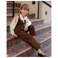 Pantalon Barrel Leopard | Marron