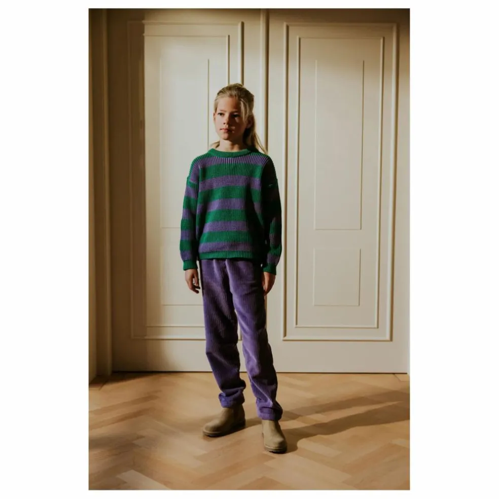 Pantalon Beau Velours Côtelé Bio | Violet