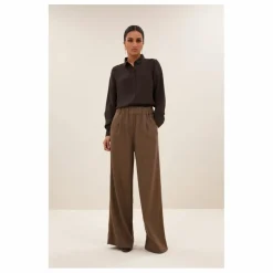 Pantalon Benji Tweed | Marron