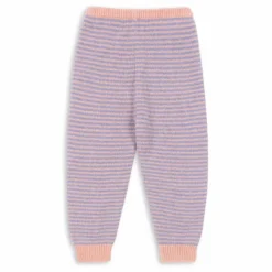 Pantalon Berle Rayé Laine | Violet