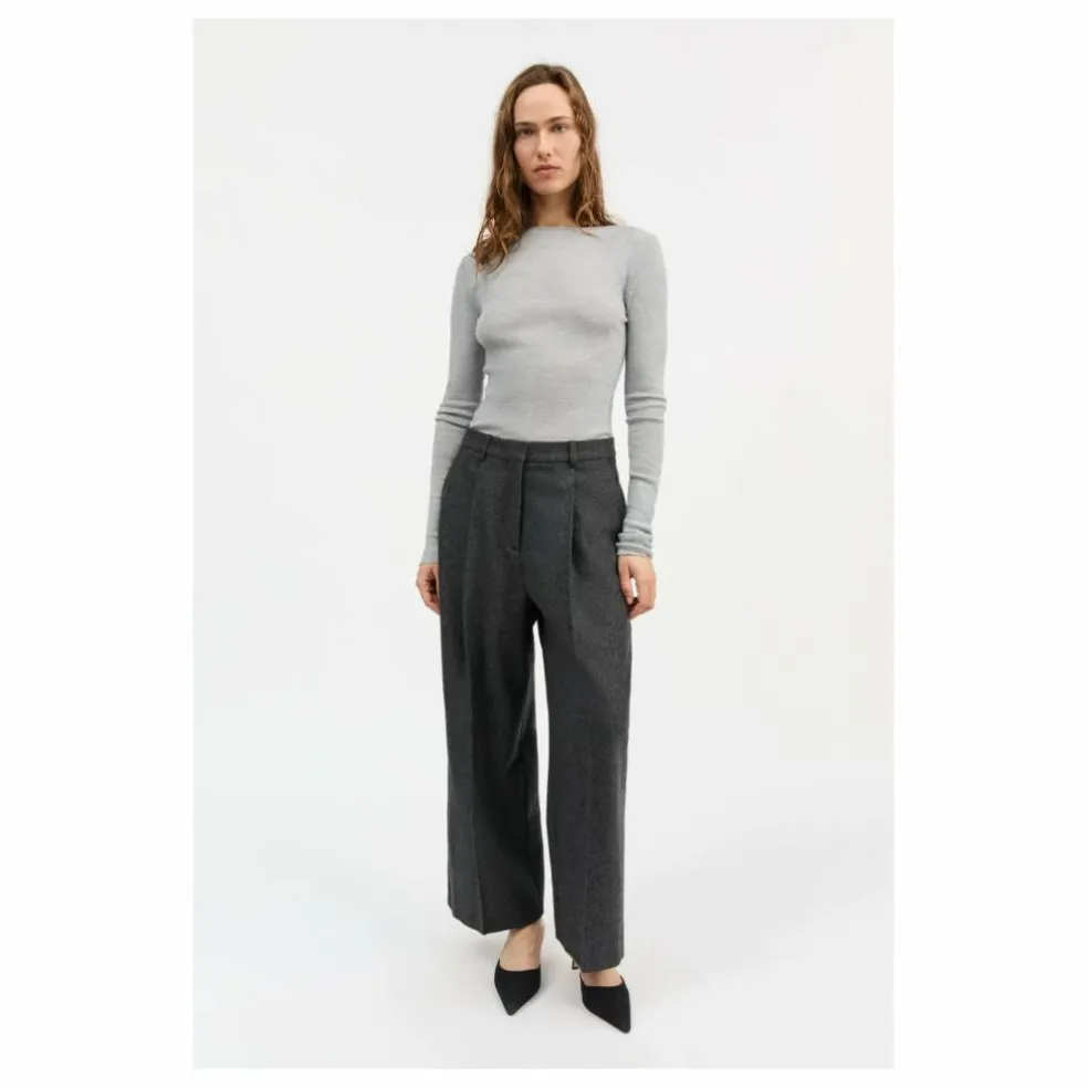 Pantalon Bob Laine Recyclée | Gris foncé