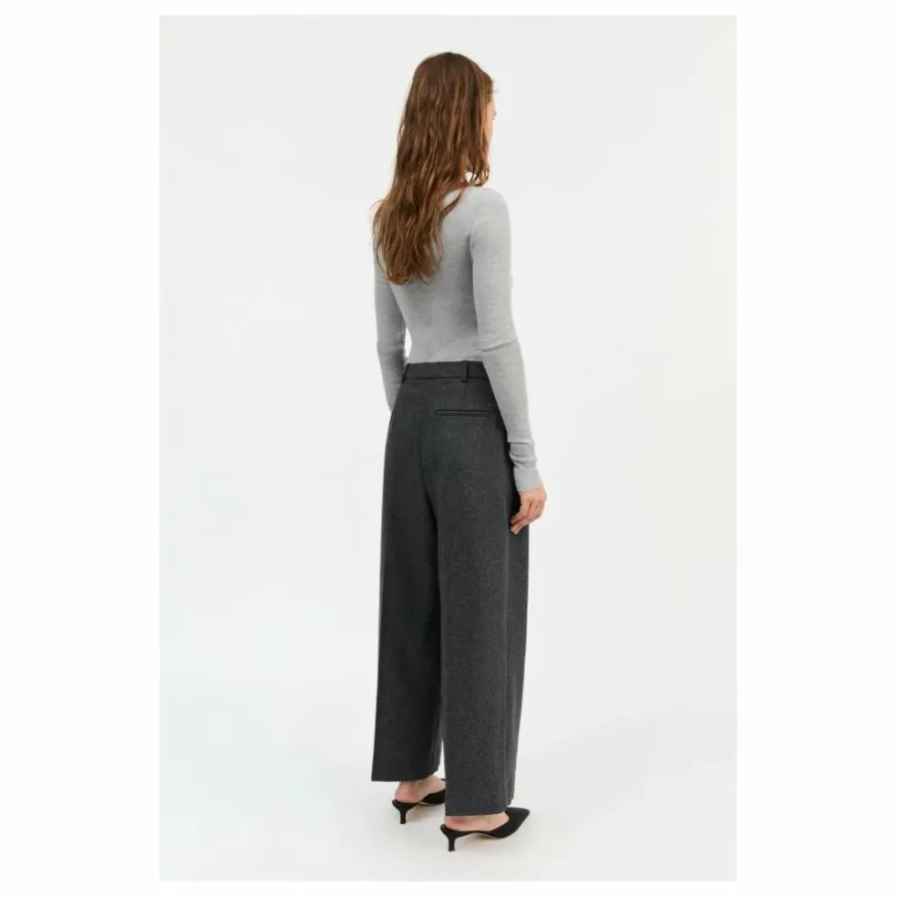 Pantalon Bob Laine Recyclée | Gris foncé