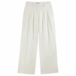 Pantalon Bohème Brodé | Blanc