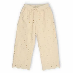 Pantalon Broderie Anglaise Creta | Beige