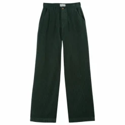 Pantalon Canelle Velours | Vert foncé