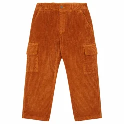 Pantalon Cargo Garçon Velours Cotelé | Noisette