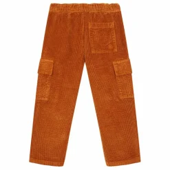 Pantalon Cargo Garçon Velours Cotelé | Noisette