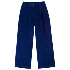 Pantalon Caroub Velours | Bleu roi