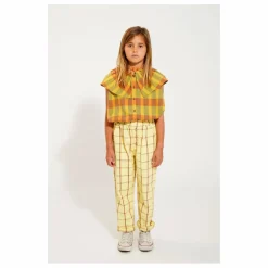 Pantalon Carreaux | Jaune pâle