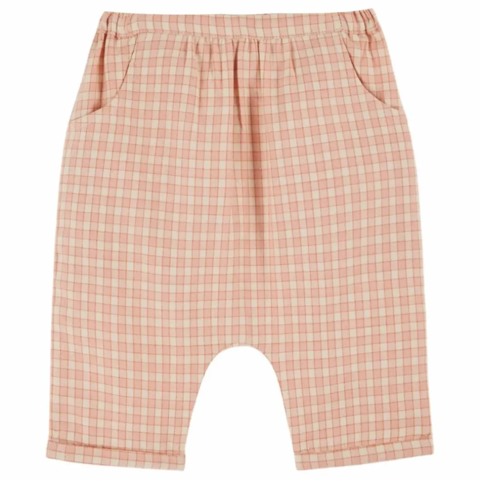 Pantalon Carreaux | Rose