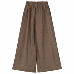 Pantalon Carreaux Laine | Marron