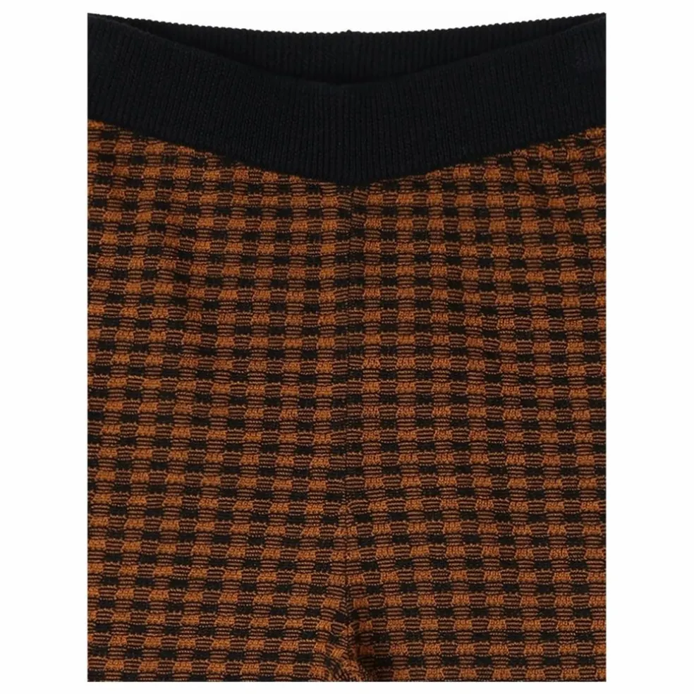 Pantalon Carreaux Laine de Mérinos | Bleu marine