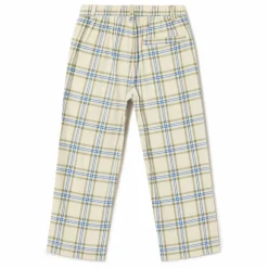 Pantalon Carreaux Mini | Ecru