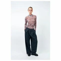 Pantalon Carreaux Zola | Bleu foncé