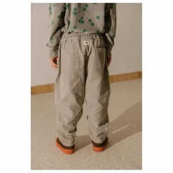 Pantalon Carrot Velours Côtelé Coton Bio | Gris