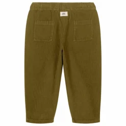 Pantalon Carrot Velours Côtelé Coton Bio | Vert kaki
