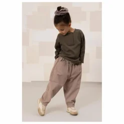 Pantalon Carrot Velours Côtelé Coton Bio | Mauve