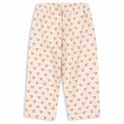 Pantalon Cianna Cerises Coton Bio | Rose pâle