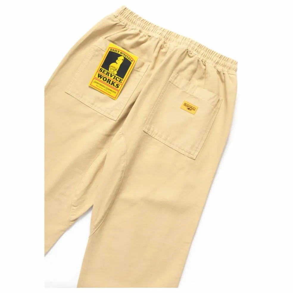 Pantalon Classic Canvas Chef Coton Bio | Beige