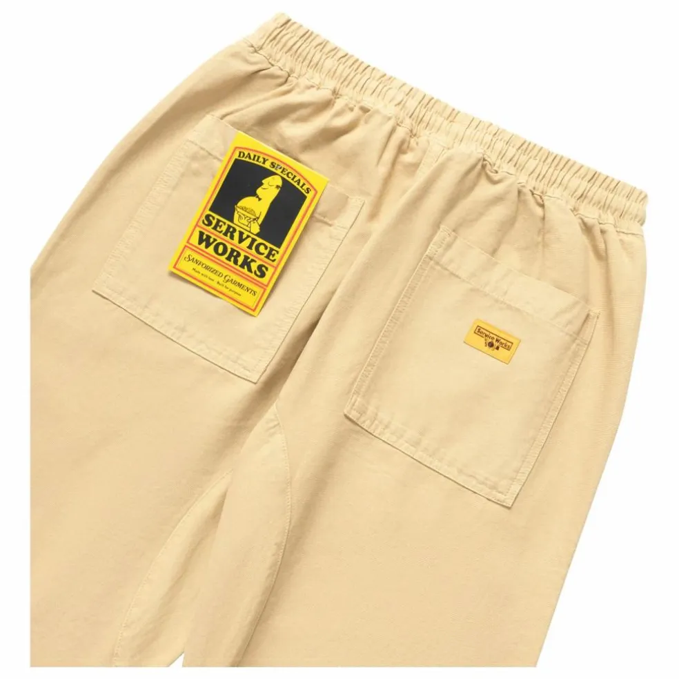 Pantalon Classic Canvas Chef Coton Bio | Beige