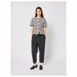 Pantalon Cocoon Coton Bio - Collection Femme | Gris chiné foncé