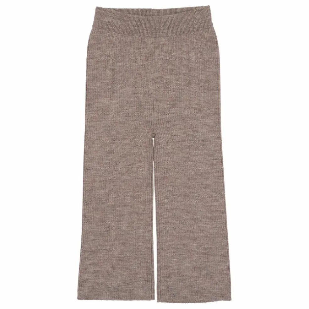 Pantalon Côtelé Laine Mérinos | Marron