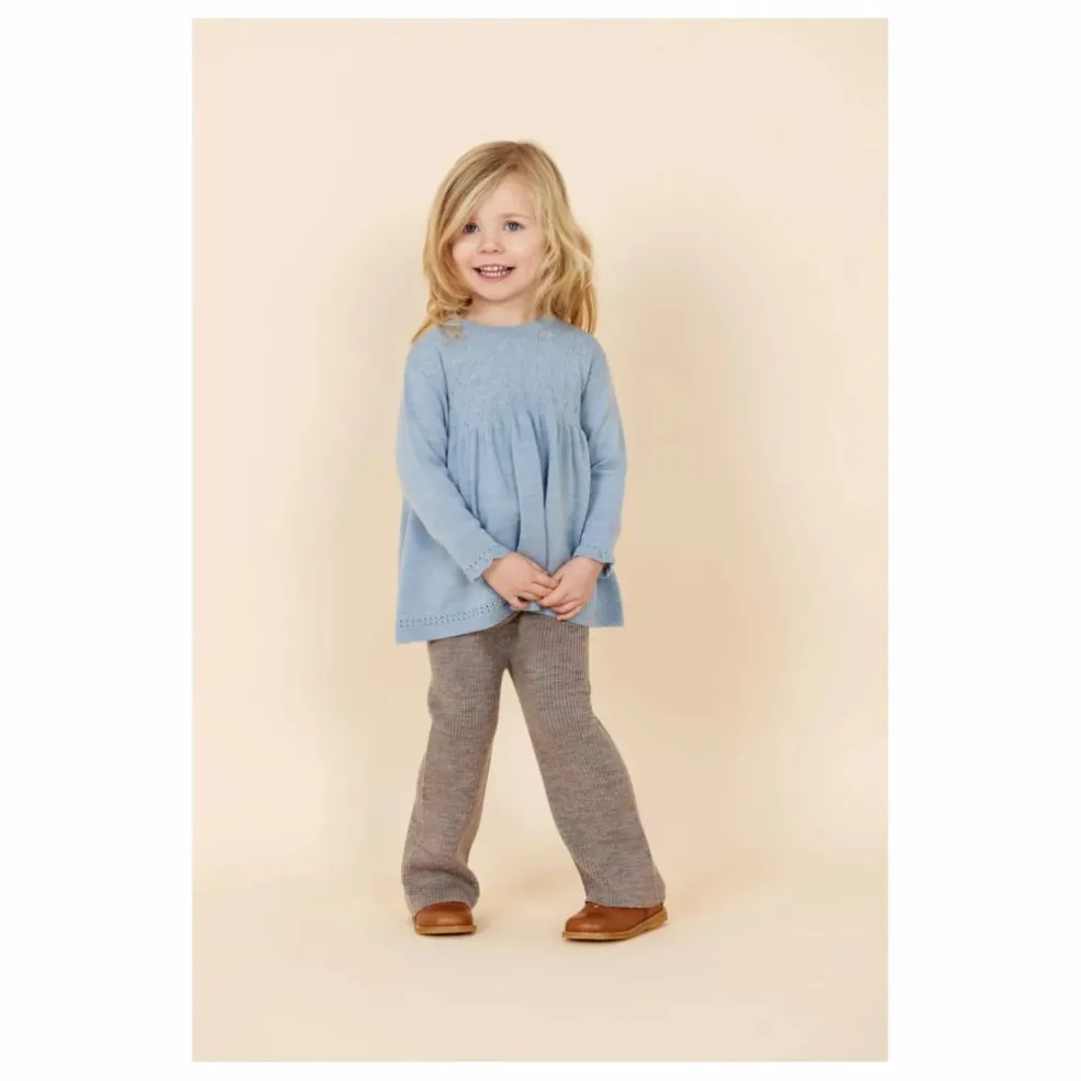 Pantalon Côtelé Laine Mérinos | Marron