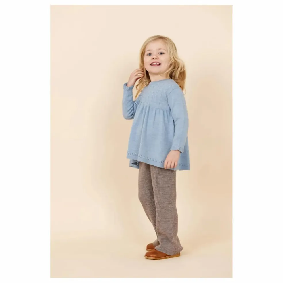 Pantalon Côtelé Laine Mérinos | Marron