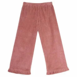 Pantalon Cuore Velours Côtelé Coton Bio | Vieux Rose