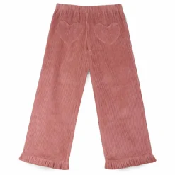 Pantalon Cuore Velours Côtelé Coton Bio | Vieux Rose