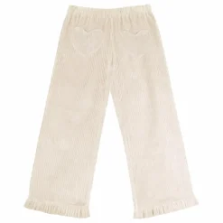 Pantalon Cuore Velours Côtelé Coton Bio | Ecru