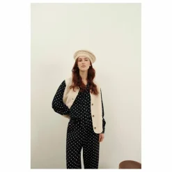 Pantalon Curt Pois | Noir