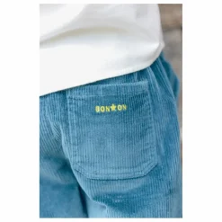 Pantalon Datcha Velours Côtelé | Bleu pétrole