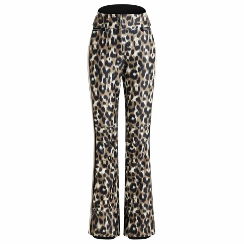 Pantalon de Ski Fuseau Elancia Léopard | Marron clair