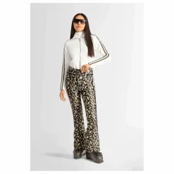 Pantalon de Ski Fuseau Elancia Léopard | Marron clair