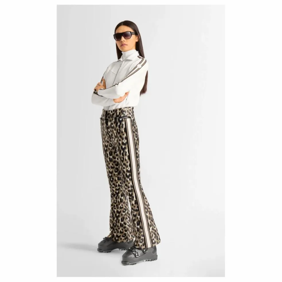 Pantalon de Ski Fuseau Elancia Léopard | Marron clair