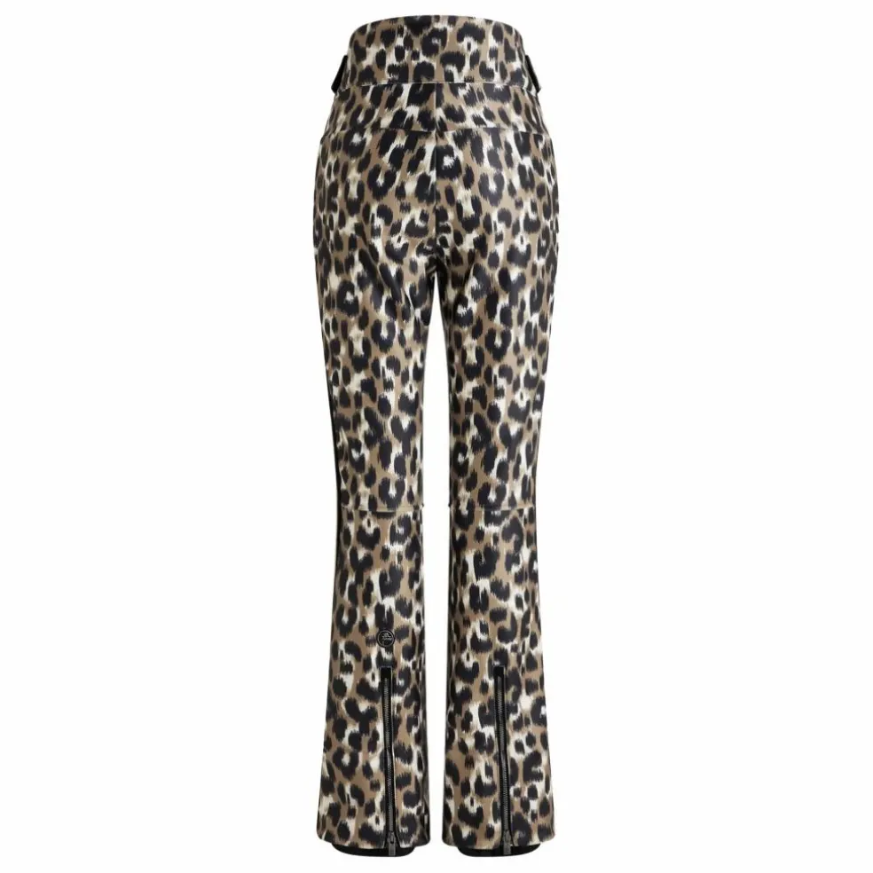 Pantalon de Ski Fuseau Elancia Léopard | Marron clair