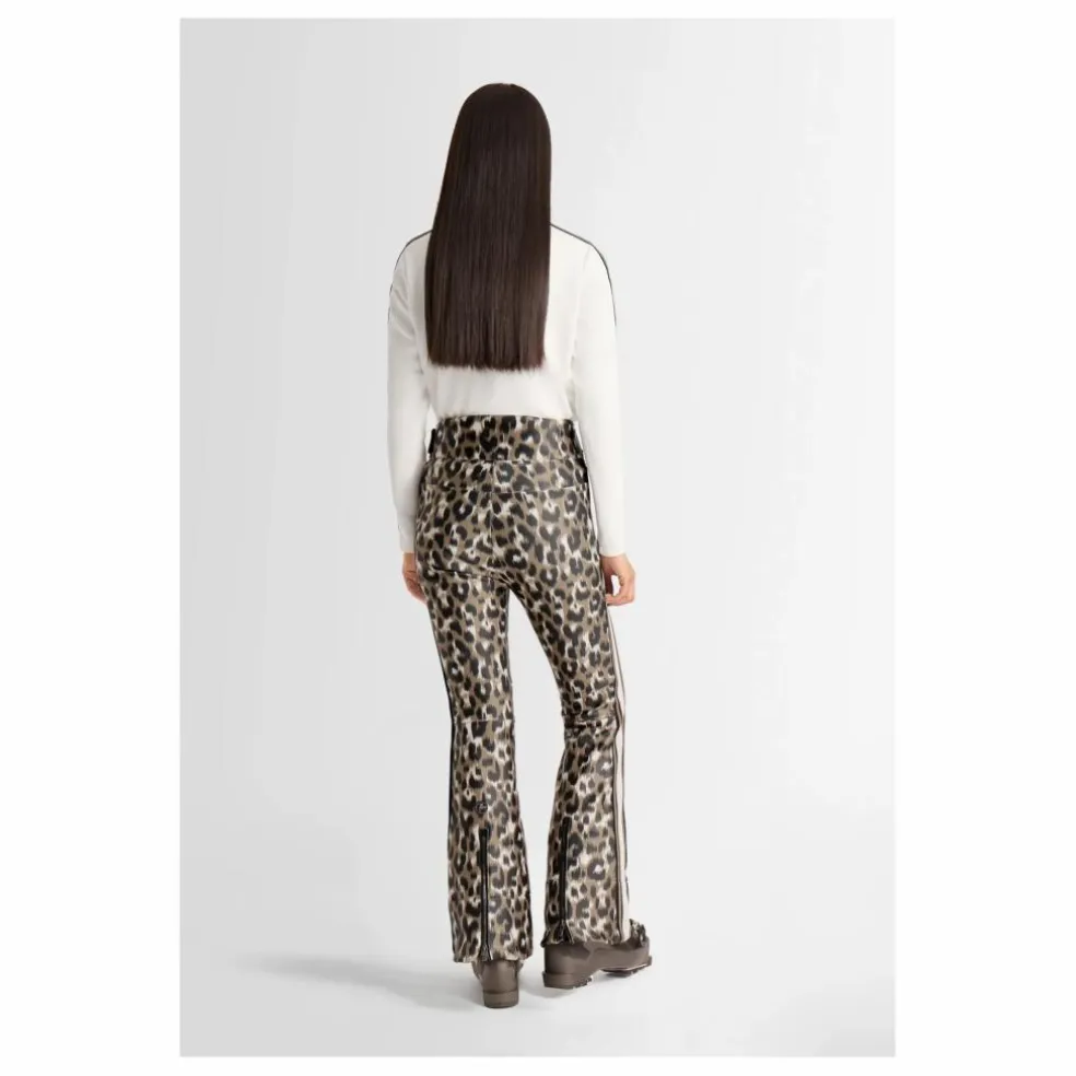 Pantalon de Ski Fuseau Elancia Léopard | Marron clair