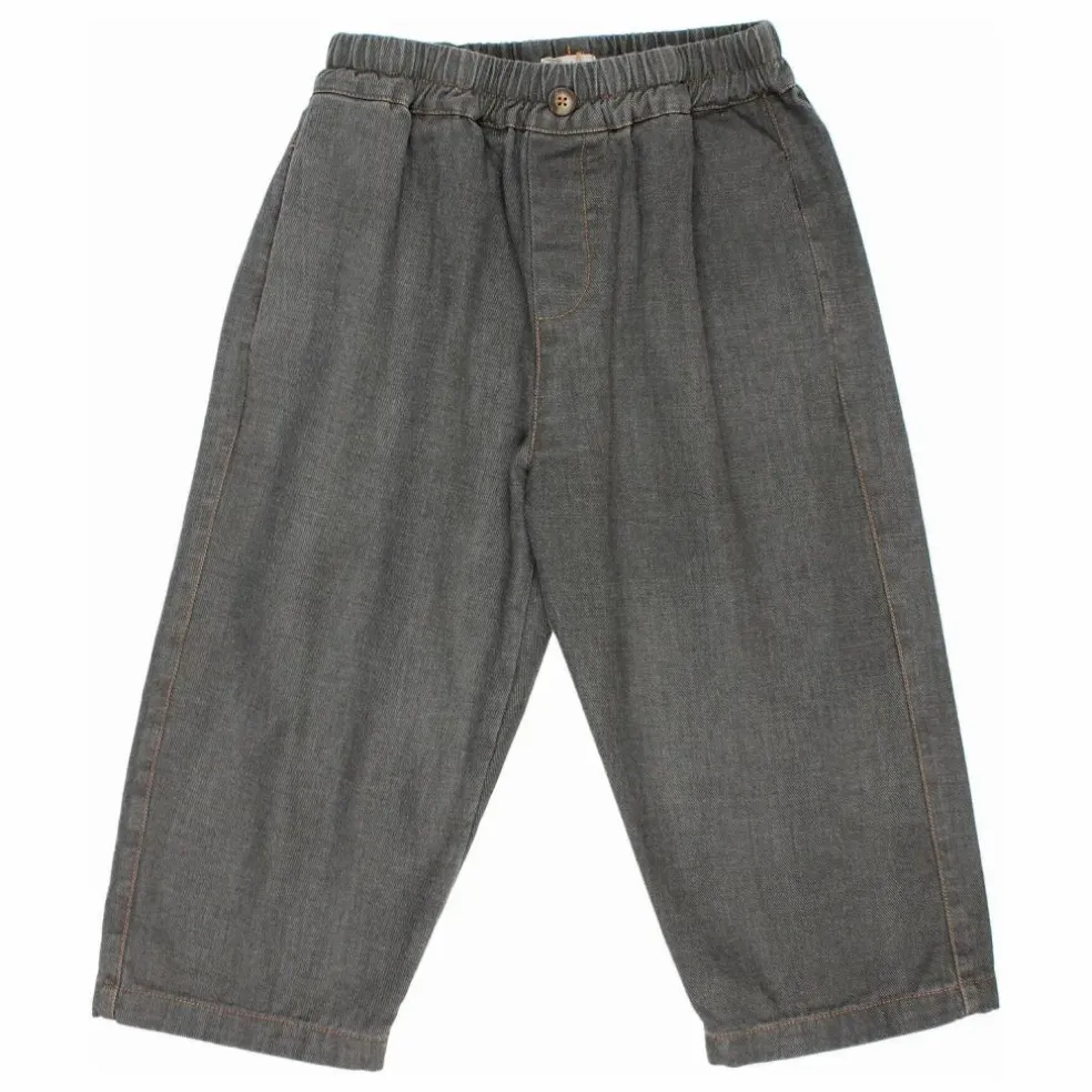 Pantalon Denim Coton Bio | Denim gris