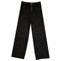 Pantalon Dentelle Sequins | Noir