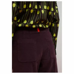 Pantalon Destiny Velours | Aubergine
