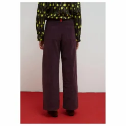 Pantalon Destiny Velours | Aubergine
