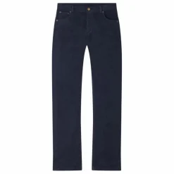 Pantalon Dewey en velours cotelé bleu foncé | Bleu nuit